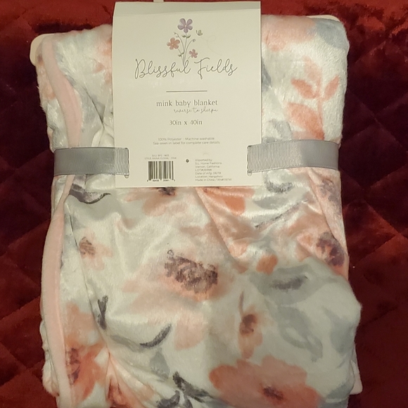 Blissful Fields Other - COPY - NWT Mink Baby Blanket